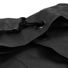Greatstore Sportovní taška v army stylu 85 l černá
