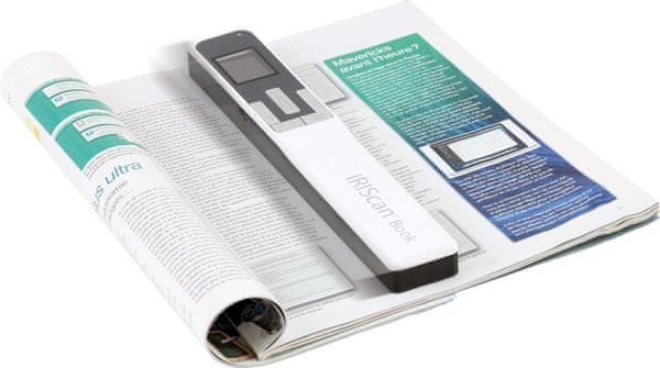 Ruční skener na knihy Iriscan Book 5, rychlý, pohodlný, malý, lehký, přenosný