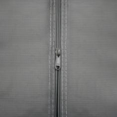 Greatstore Úložný stan šedý 4 x 8 cm PVC