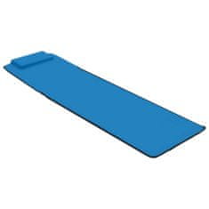 Vidaxl Skládací plážové podložky 2 ks ocel a látka modré