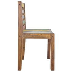 shumee Jídelní židle 2 ks masivní recyklované dřevo