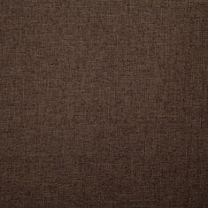 Vidaxl Lavice 139,5 cm hnědá polyester