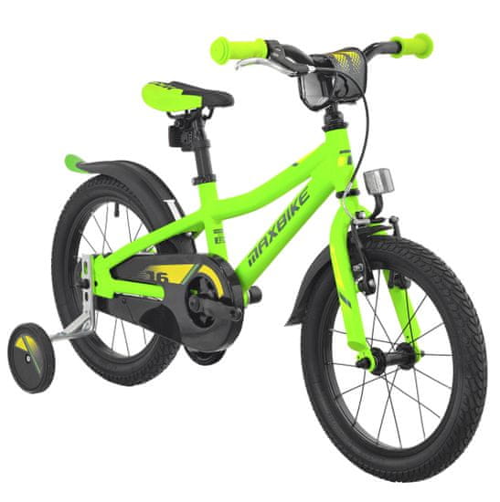 Maxbike Dětské 16" kolo - matně zelená