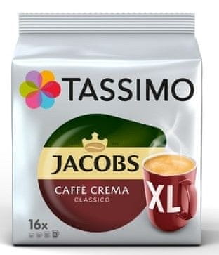 Levně Tassimo Jacobs Kronung Cafe Crema XL kapsle 132.8g