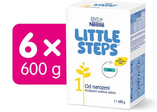 Nestlé LITTLE STEPS 1 počáteční kojenecké mléko 6x600 g