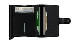 Secrid Černá perforovaná peněženka SECRID Miniwallet perforated MPf-black SECRID