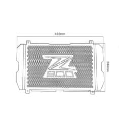 SEFIS kryt chladiče Kawasaki Z900 2017-2023