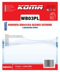 KOMA WB03PL - Sada 12 ks sáčků do vysavače ROWENTA RO6441 Silence Force EXTREME