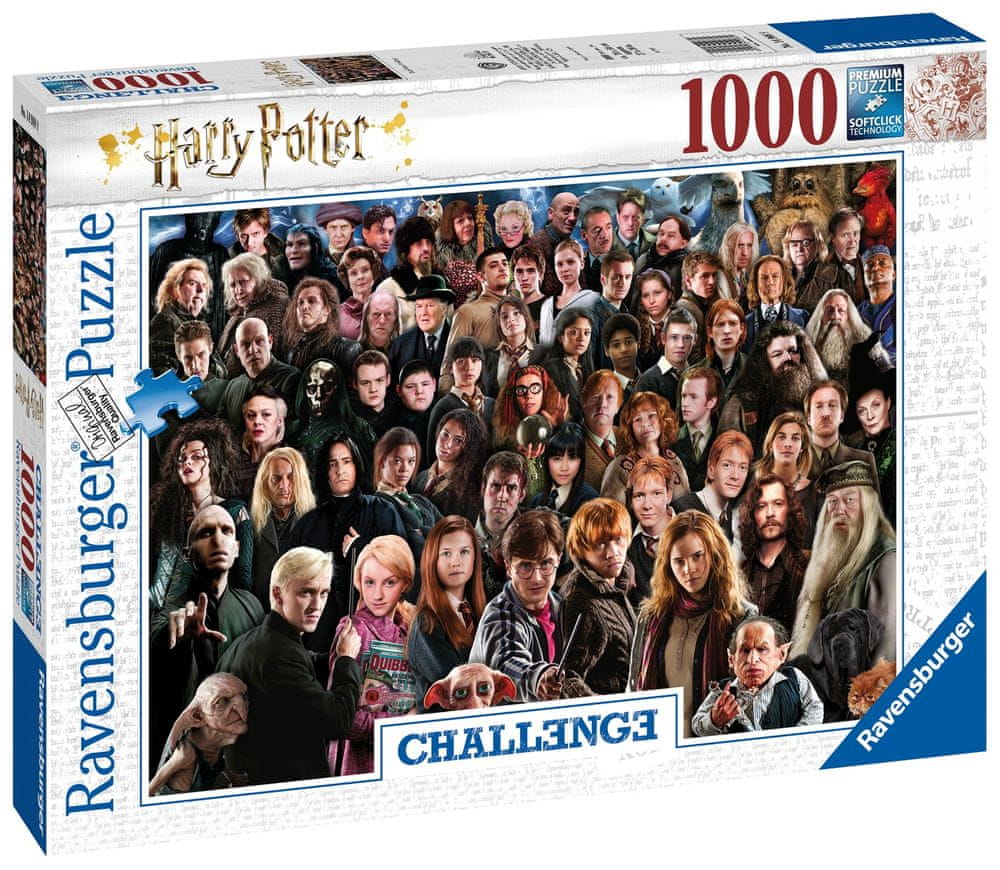 Levně Ravensburger Puzzle Challenge Harry Potter 1000 dílků