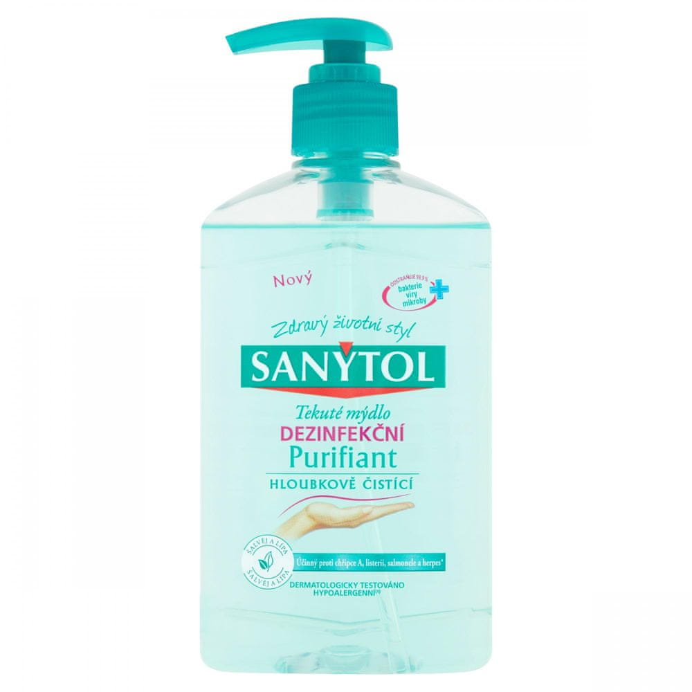 Levně SANYTOL dezinfekční mýdlo Purifiant 250 ml