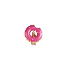 AUR Nafukovací kruh Donut - růžový (120cm)