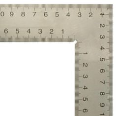 Hedue Tesařský úhelník 800x320mm s mm stupnicí bez opisovacích otvorů (z286)
