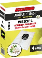 KOMA WB03PL AROMATIC BAGS COTTON FLOWER - ROWENTA RO6441 Silence Force EXTREME, 4ks