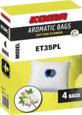 KOMA ET35PL AROMATIC BAGS COTTON FLOWER, kompatibilní se sáčky ETA Unibag, 4ks