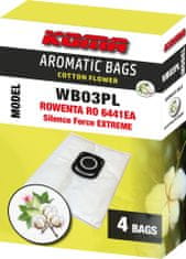 KOMA WB03PL AROMATIC BAGS COTTON FLOWER - ROWENTA RO6441 Silence Force EXTREME, 4ks