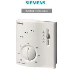 Siemens Prostorový termostat RCC, RCC10 - pro fan coil jednotky