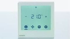Siemens Prostorový termostat RDF800KN, dotykový display - pro fan coil jednotky