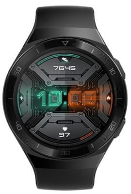 Chytré hodinky Huawei Watch GT 2e, sledování tepu, spánku, tréninkový režim, dlouhá výdrž, vodotěsné, GPS, Glonass, dlouhá výdrž, hudební přehrávač, AMOLED displej