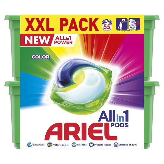 Ariel All-in-1 Color Kapsle na praní 55 ks