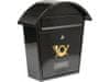 Vorel Poštovní schránka se stříškou oblou 380x320x105mm černá