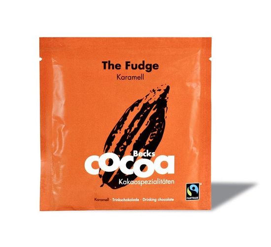Becks Cocoa MINI Rozpustná čokoláda "FUDGE" s jemným karamelem, v sáčku 25g