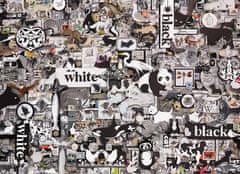 Cobble Hill  Puzzle Černá a bílá: Zvířata 1000 dílků