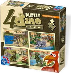 D-Toys  Puzzle Dinosauři 4v1 (12,24,35,48 dílků)