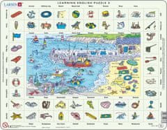 LARSEN  Puzzle Angličtina 3: U moře 70 dílků