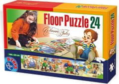 D-Toys  Panoramatické puzzle Pinocchio MAXI 24 dílků