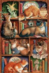 Cobble Hill  Puzzle Kočičí knihovna 2000 dílků