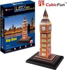 CubicFun  Svítící 3D puzzle Big Ben 28 dílků