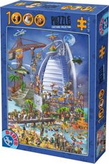 D-Toys  Puzzle Burj al Arab 1000 dílků