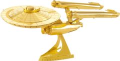 Metal Earth  3D puzzle Star Trek: U.S.S. Enterprise NCC-1701-D (zlatá)
