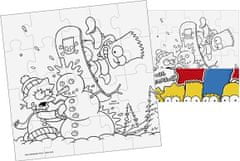 Efko  Vymaluj si puzzle The Simpsons - čtverec 20 dílků