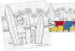 Efko  Vymaluj si puzzle The Simpsons - malý čtverec 20 dílků
