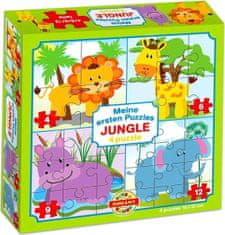 Dohany  Puzzle Život v džungli 4v1 (4,6,9,12 dílků)