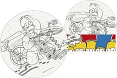 Efko  Vymaluj si puzzle The Simpsons - kruh 9 dílků