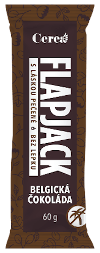 Cerea Flapjack Belgická čokoláda gluten free 60g Cereabar