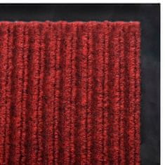 Greatstore Červená PVC rohožka 120 x 180 cm