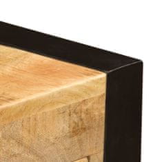 Greatstore Psací stůl se 2 zásuvkami 110 x 50 x 77 cm masivní mangovník