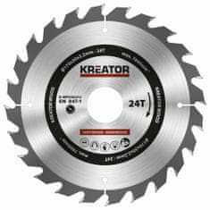 Kreator KRT020412 - Pilový kotouč na dřevo 170mm, 24T