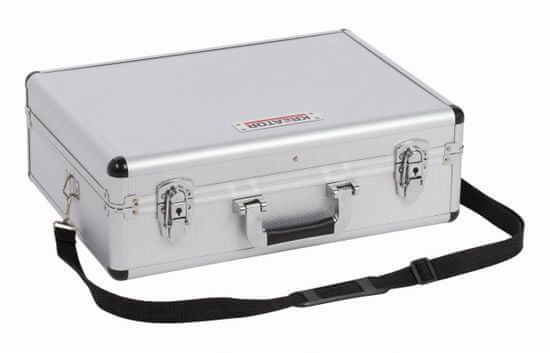 Kreator Hliníkový kufr KREATOR 460x330x155mm stříbrný PPKRT640102S