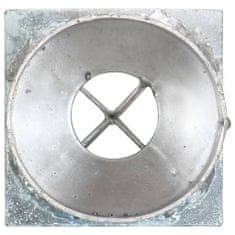 shumee Kotvící hroty 2 ks stříbrné 8 x 61 cm pozinkovaná ocel