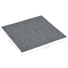 Greatstore Samolepicí podlahové desky 5,11 m2 PVC šedé