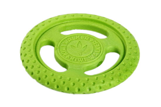 KIWI WALKER Létací a plovací frisbee z TPR pěny zelená, 22 cm