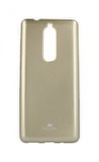 Mercury Pouzdro Nokia 5.1 silikon zlatý 33274