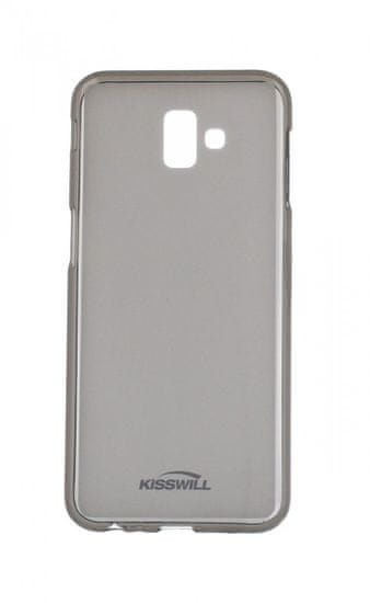 Kisswill Pouzdro Samsung J6+ silikon tmavý 35558