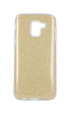 FORCELL Pouzdro Samsung J6 glitter zlaté 31941