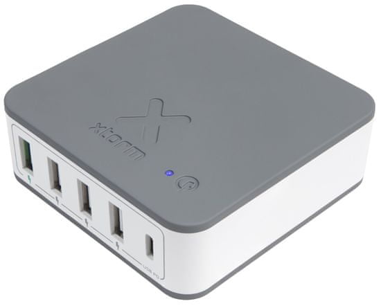 Xtorm Power Hub Cube Pro 30 Watt USB-C PD XPD18, stříbrná