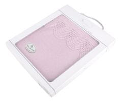 Interbaby deka přízová lem 75×100 růžová